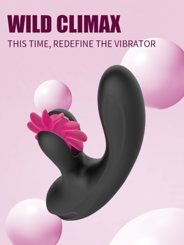 Vibrator Dildo Dual Motors 10 Vibration Modes G Spot Clitoral Stimulator Rechargeable Silicone Waterproof Dildos Sex Adult Toys for Women and Couple