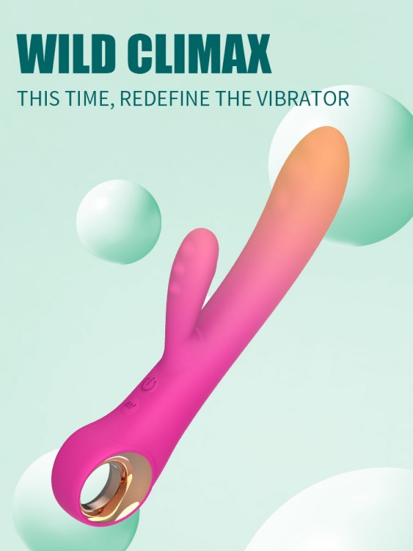 G Spot Rabbit Vibrator Realistic Dildo Vibrator Wand Sex Toy for Women with 10 Powerful Vibrations Waterproof Rechargeable Clitoris Anal Vibrators for Couples Adults