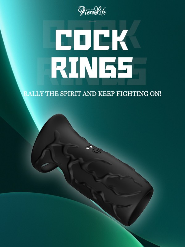 Vibrating Penis Sleeve Cock Ring, Couples Adult Sex Toys for Men , Pleasure Penis Ring Vib...