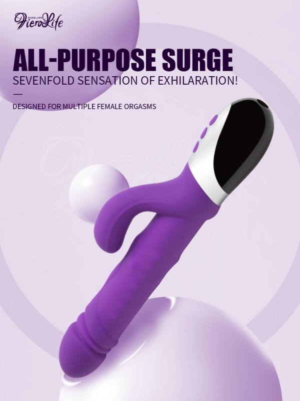 Vibrator for Clitoris G-spot Stimulation, Waterproof Dildo with 9 Powerful Vibrations Dual...