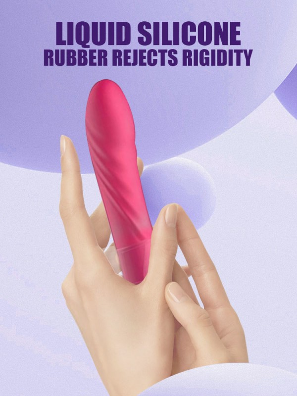 Lipstick G Spot Vibrator - Lipstick Shaped Tip with 10 Vibration Modes Discreet Pocket Womens Clitoral Vibrator for Her, Rechargeable Soft Powerful Vibrating Adult Sex Toys & Games Red