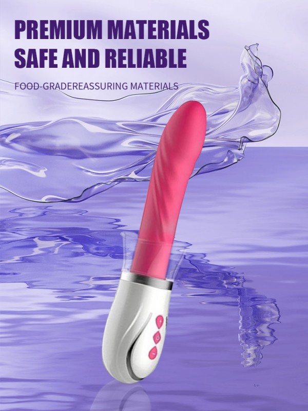 Lipstick G Spot Vibrator - Lipstick Shaped Tip with 10 Vibration Modes Discreet Pocket Womens Clitoral Vibrator for Her, Rechargeable Soft Powerful Vibrating Adult Sex Toys & Games Red